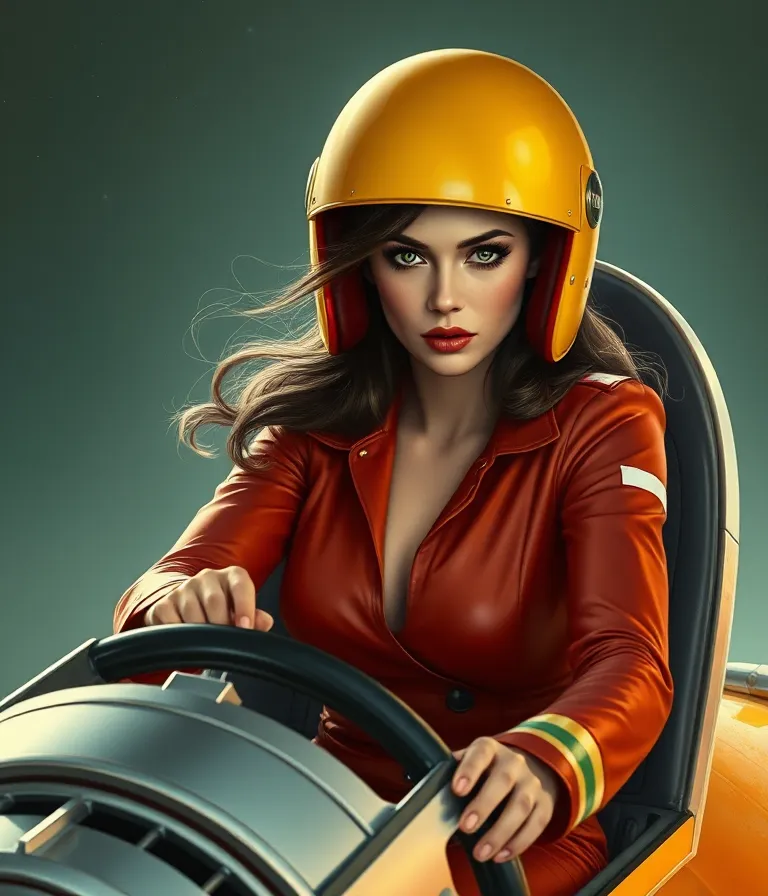 Megan Fox as '50s Space Cadet: Martian Spaceship Encounter