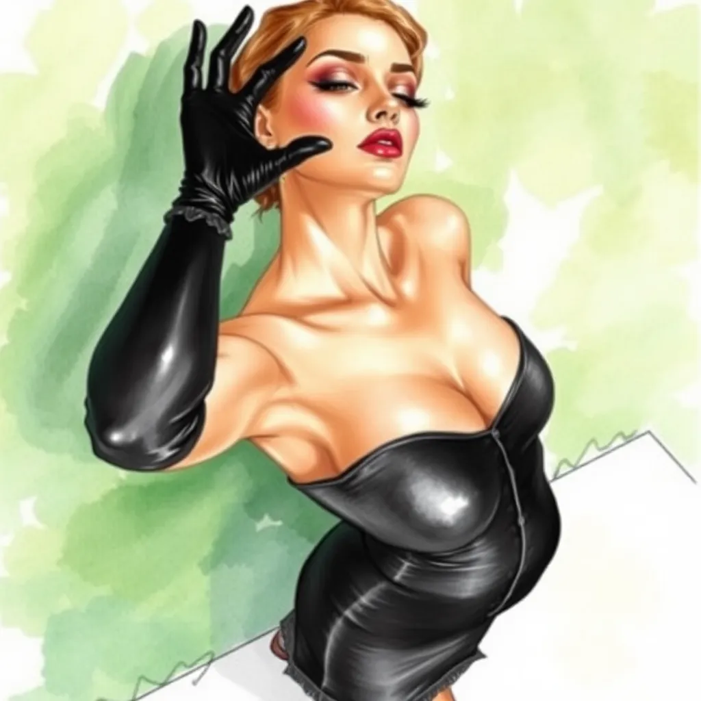 Elegance in Emerald Glow