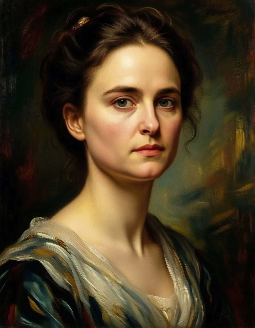 Natalie Portman painted in the style of Degas