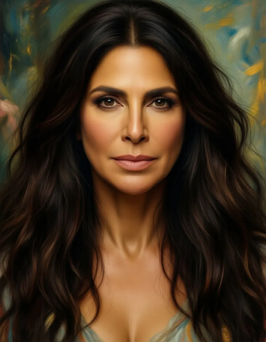 Sofia Vergara painted in the style of Degas
