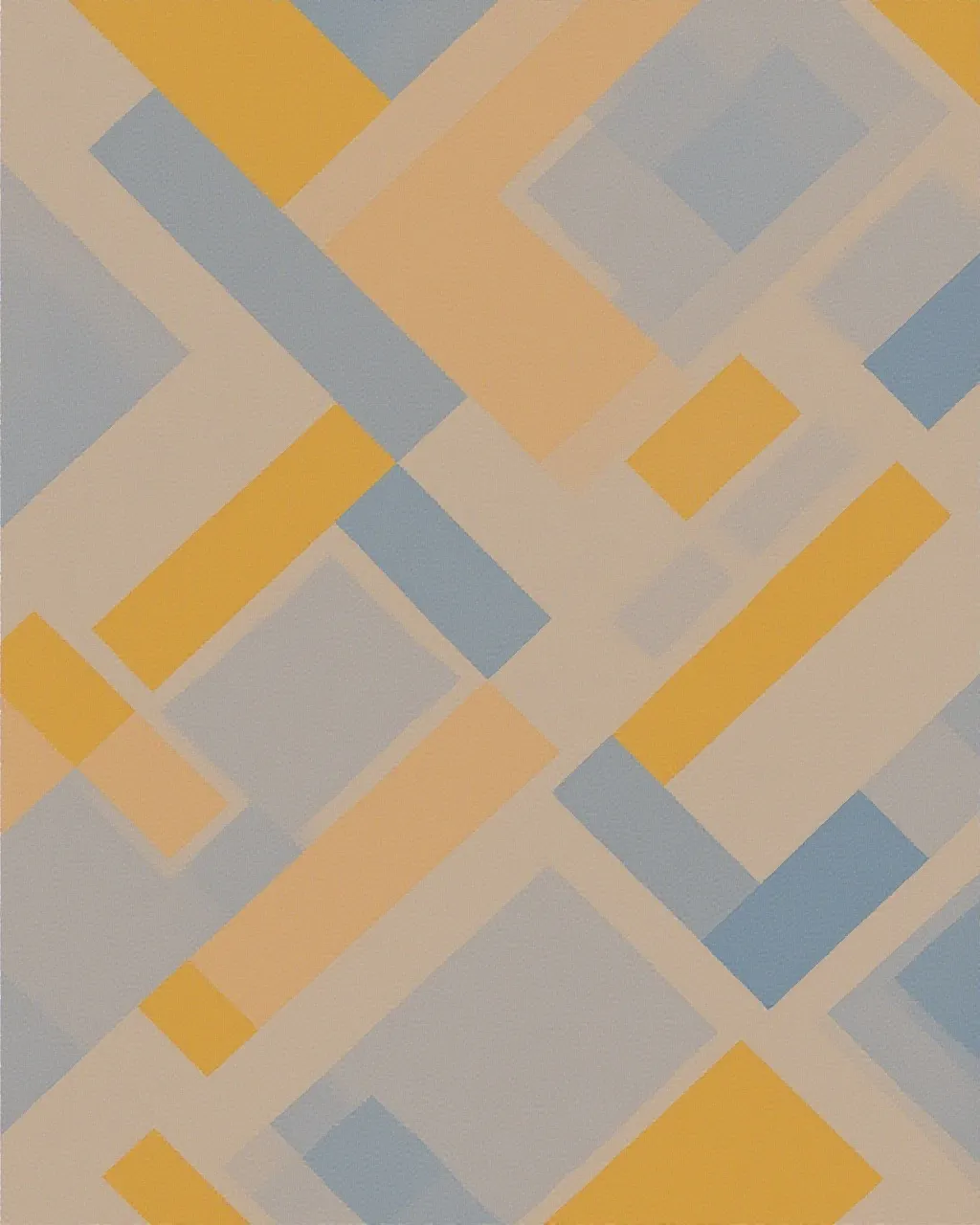A minimalistic digital artwork of an abstract geometric pattern with a harmonious