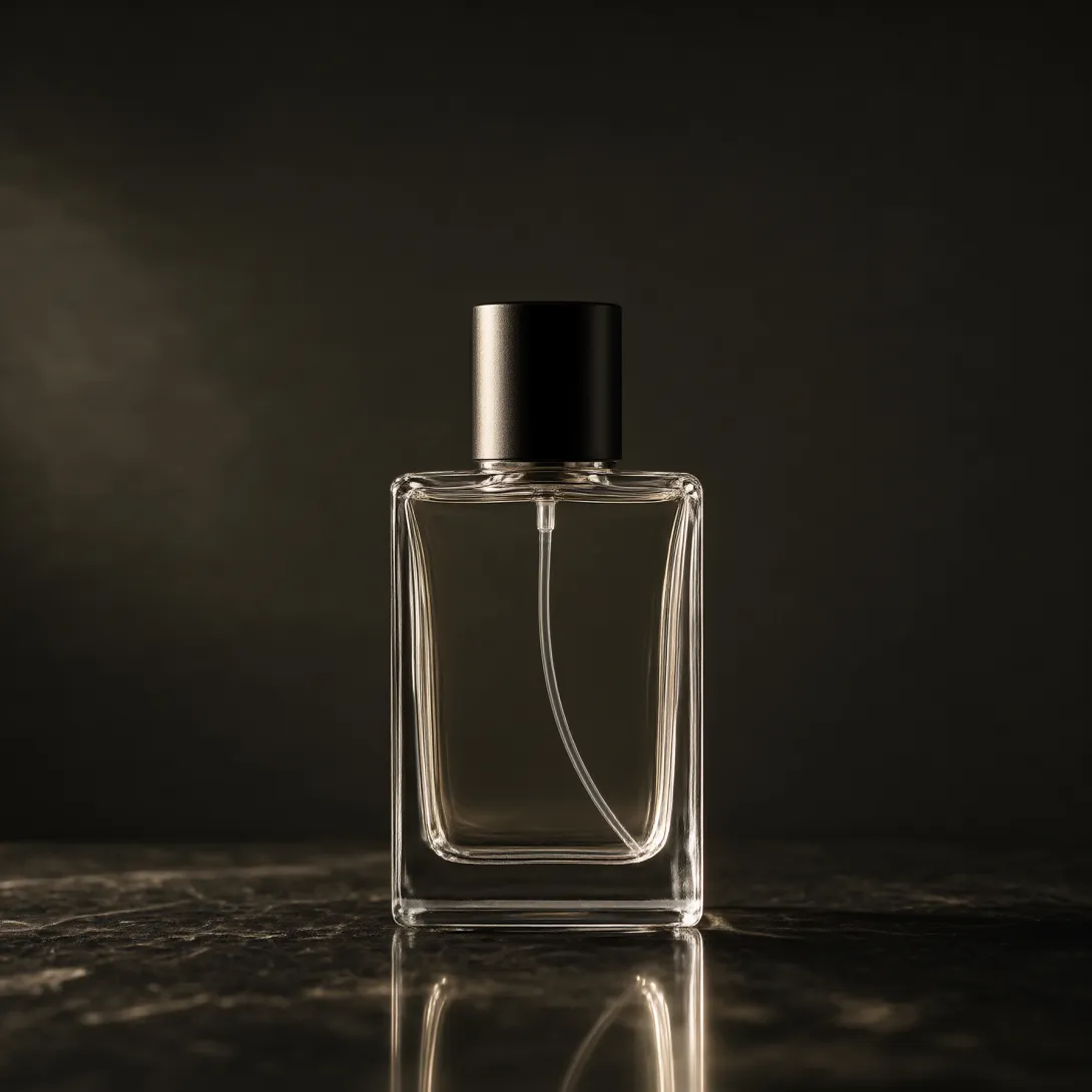 Create a premium perfume product photograph